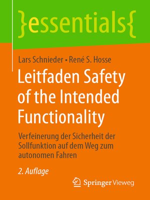 cover image of Leitfaden Safety of the Intended Functionality